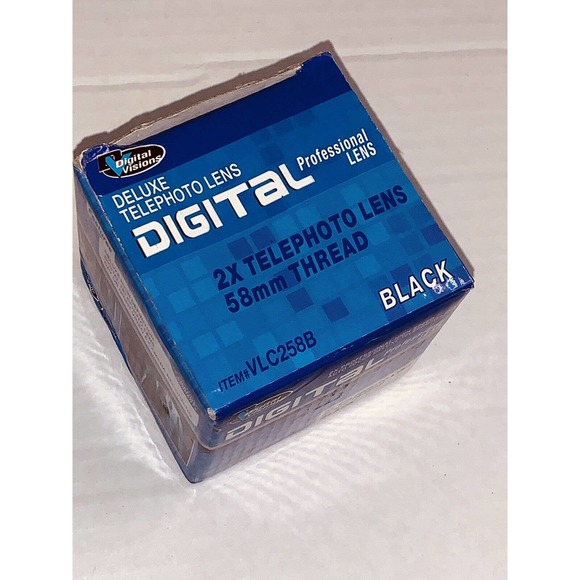 Digital Visions 2X Telephoto 58mm Thread VLC258B Lens Japan Optics Day Nite NIB - Picture 12 of 12